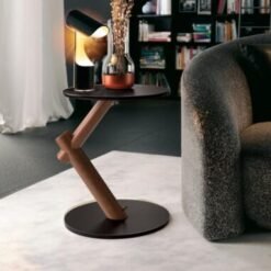 Mesa de Apoio Wood - Preto/Naturale