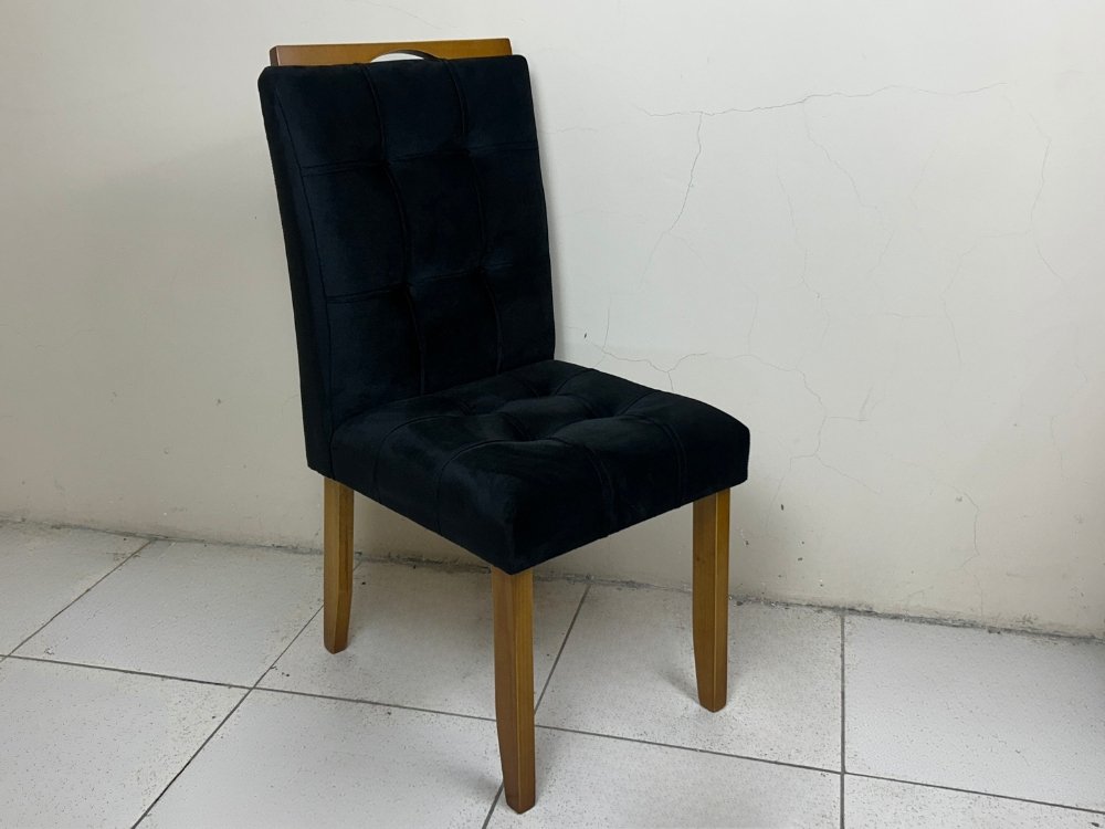 Conjunto Cadeiras Londres 2 unidades - Cinamomo/Preto