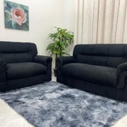 Conjunto de sofá 2 x 3 lugares REF 5014 - Preto