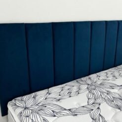Cabeceira Clean Casal - Azul Veludo
