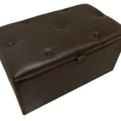 Recamier Baú Solteiro - Marrom Corino