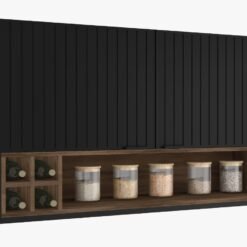 Armário de Cozinha Aéreo 1,20 Aço Exclusive - Grafite