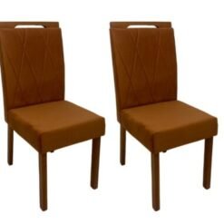 Conjunto Cadeiras Isa 2 unidades - Cinamomo/Terracota
