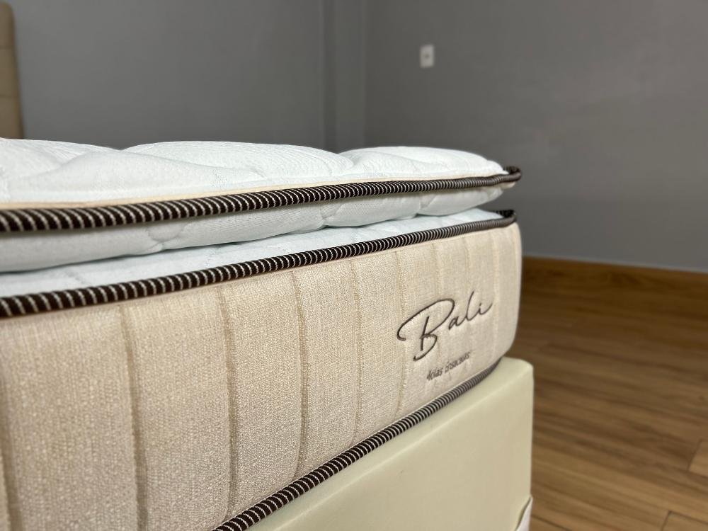 Combo Base + Colchcão Bali Molas Ensacadas Casal - 138x188x28 - Imagem 3