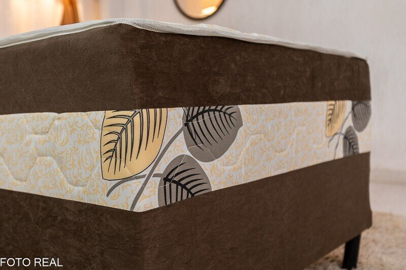 Unibox Solteiro Marrom 88x188x62 Nosso Sonho | Suporta até 100kg - Imagem 3