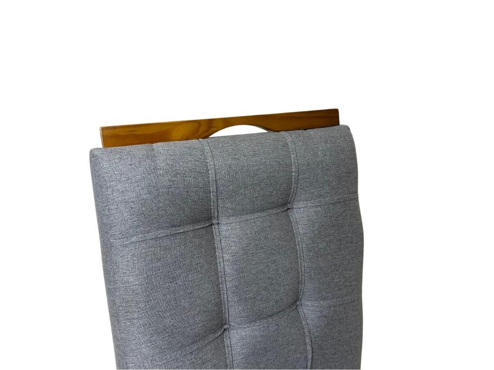 Conjunto Cadeiras Londres 2 unidades - Cinamomo/Linho Cinza - Imagem 3