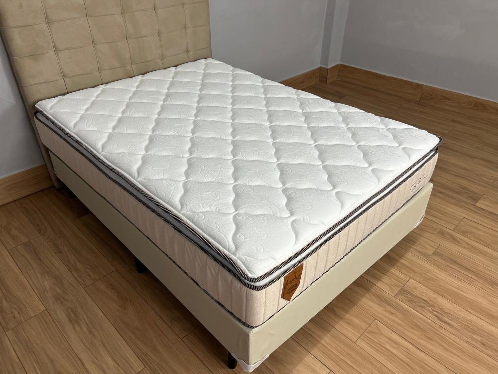 Combo Base + Colchcão Bali Molas Ensacadas Casal - 138x188x28 - Imagem 4