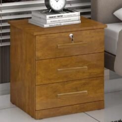 Mesa de cabeceira 3 gavetas Ref.: 011 - Cinamomo