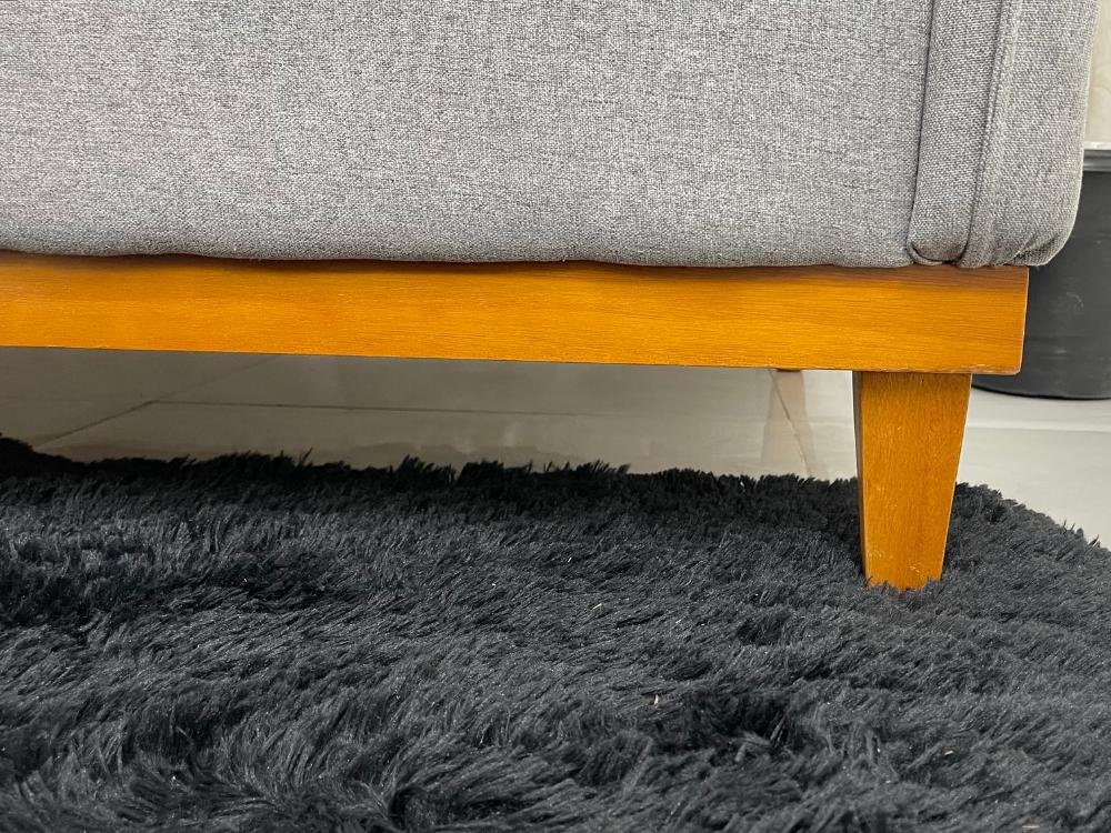 Sofá 2 lugares Lisboa Living 1.80m - Cinza Linho - Imagem 5