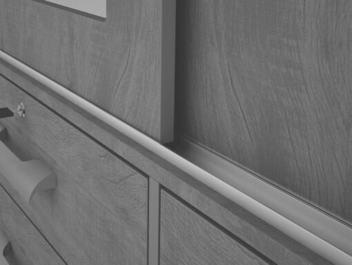 Guarda-Roupa Meridian 3 portas e 9 gavetas - Cinamomo/Off white - Imagem 3