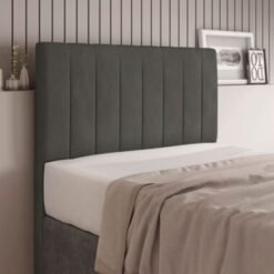 Cabeceira Itália Casal - Cinza Veludo