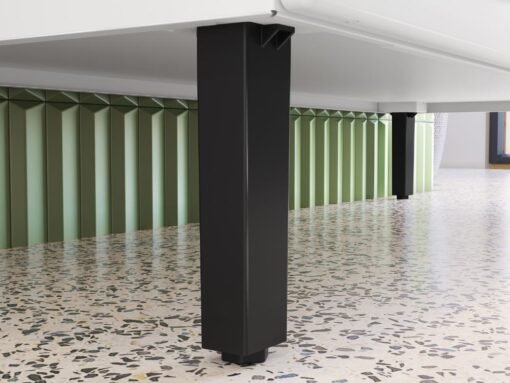 Armário Kit de Cozinha c/ Vidro 1,05m Pratika - Branco - Imagem 4