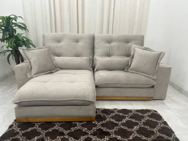 Sofá Retrátil e Reclinável Toronto 2.10m - Capuccino Veludo - Imagem 2