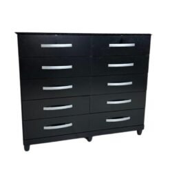 Cômoda 10 gavetas Ref.: 010 - Preto