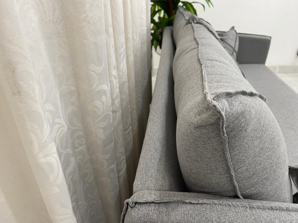 Sofá 2 lugares Lisboa Living 1.80m - Cinza Linho - Imagem 6