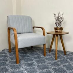 Poltrona Vênus - Cinza Linho