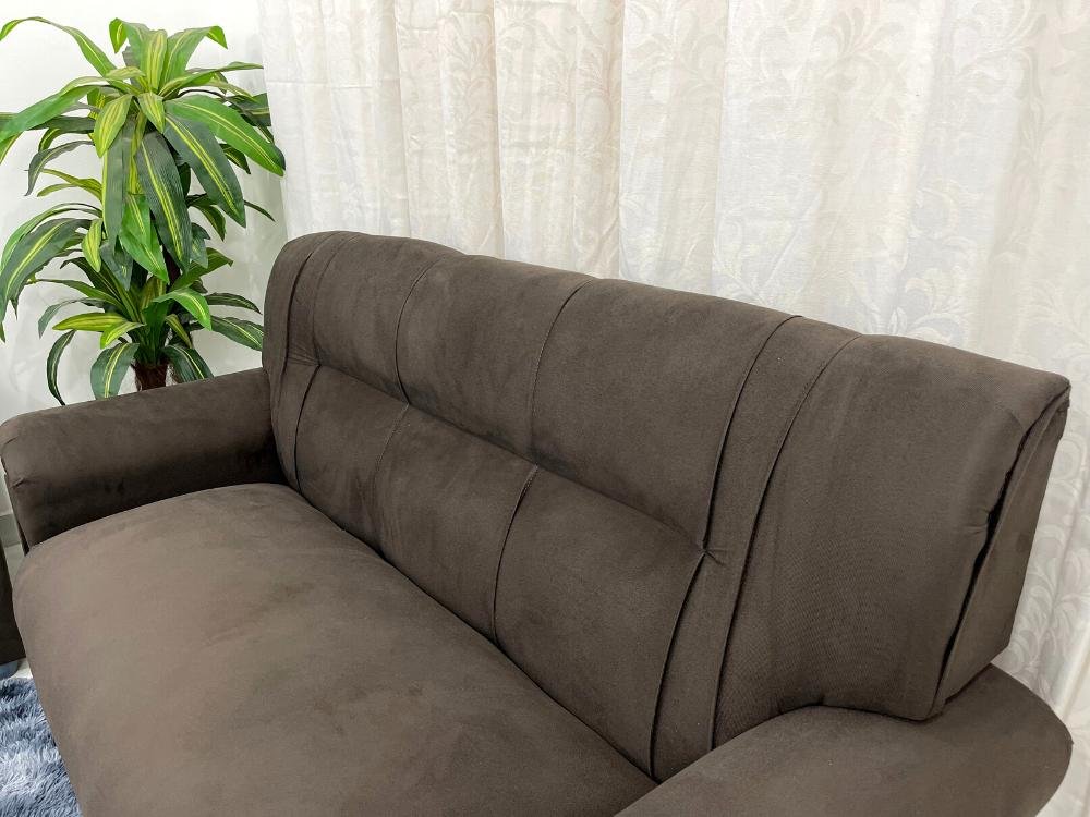 Conjunto de sofá 2 x 3 lugares REF 5014 - Marrom - Imagem 5
