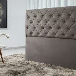 Cabeceira Casal Rio Sued Cinza Largura 1.40m