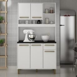 Armário Kit de Cozinha Ametista 5 portas - Branco