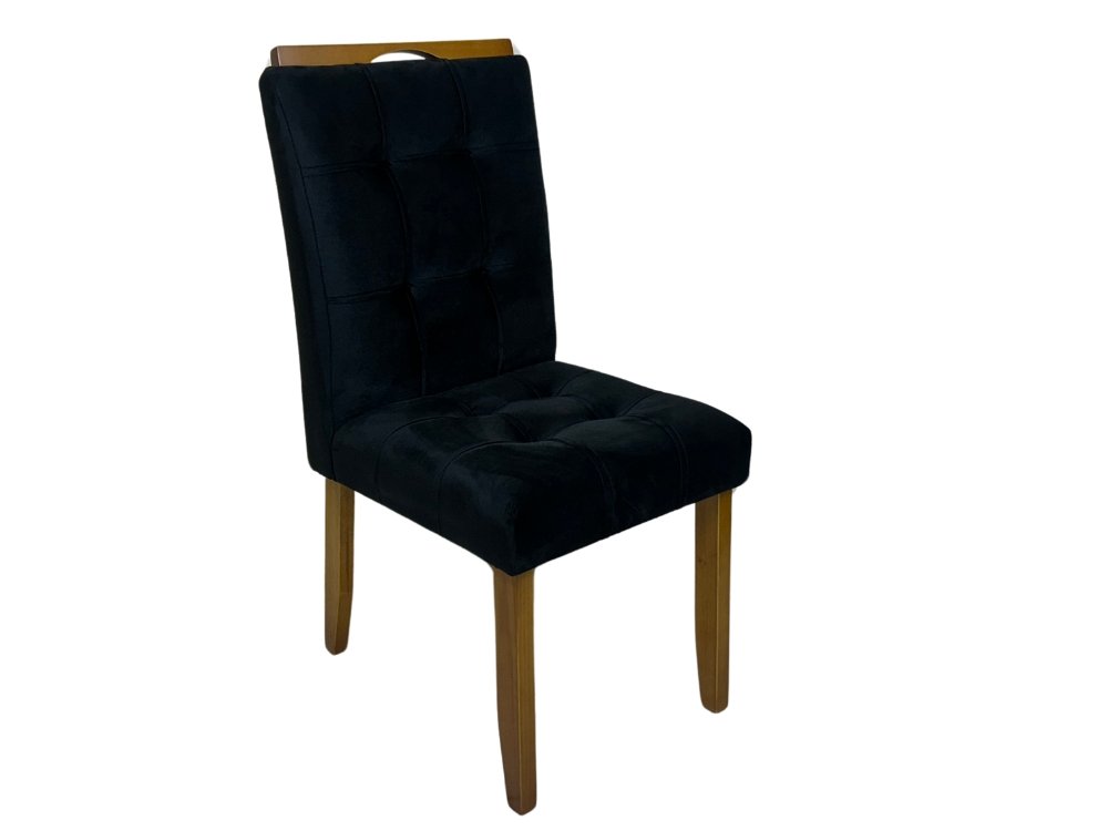 Conjunto Cadeiras Londres 2 unidades - Cinamomo/Preto - Imagem 4