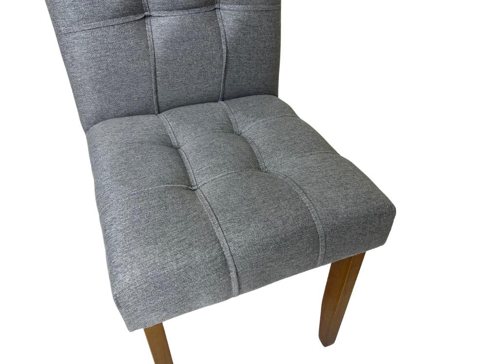 Conjunto Cadeiras Londres 2 unidades - Cinamomo/Linho Cinza - Imagem 4