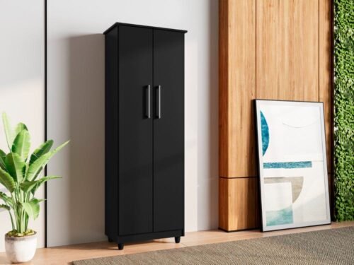 Multiuso Nina 2 Portas - Preto