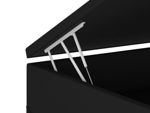 Base Box Baú Classic casal - Preto Corino - Imagem 3