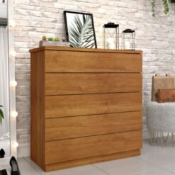 Cômoda Premium 5 Gavetas - Cinamomo