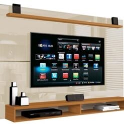 Painel Maxi 60" - Off White/Cedro