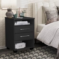 Mesa de cabeceira Valente - Preto