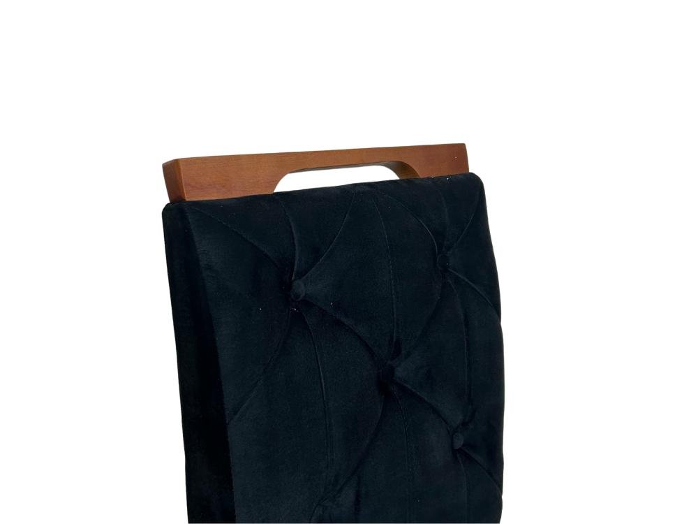 Conjunto Cadeiras Jasmim 2 unidades - Cinamomo/Preto - Imagem 3