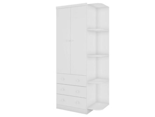 Armario Smim 2 Portas Com Prateleiras - Branco