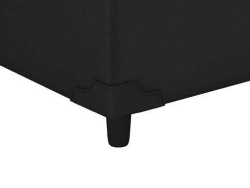 Base Box Baú Classic casal - Preto Corino - Imagem 4