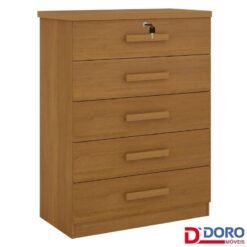 Cômoda Ipanema Cinamomo 5 Gavetas Larg. 0.85m - D Doro