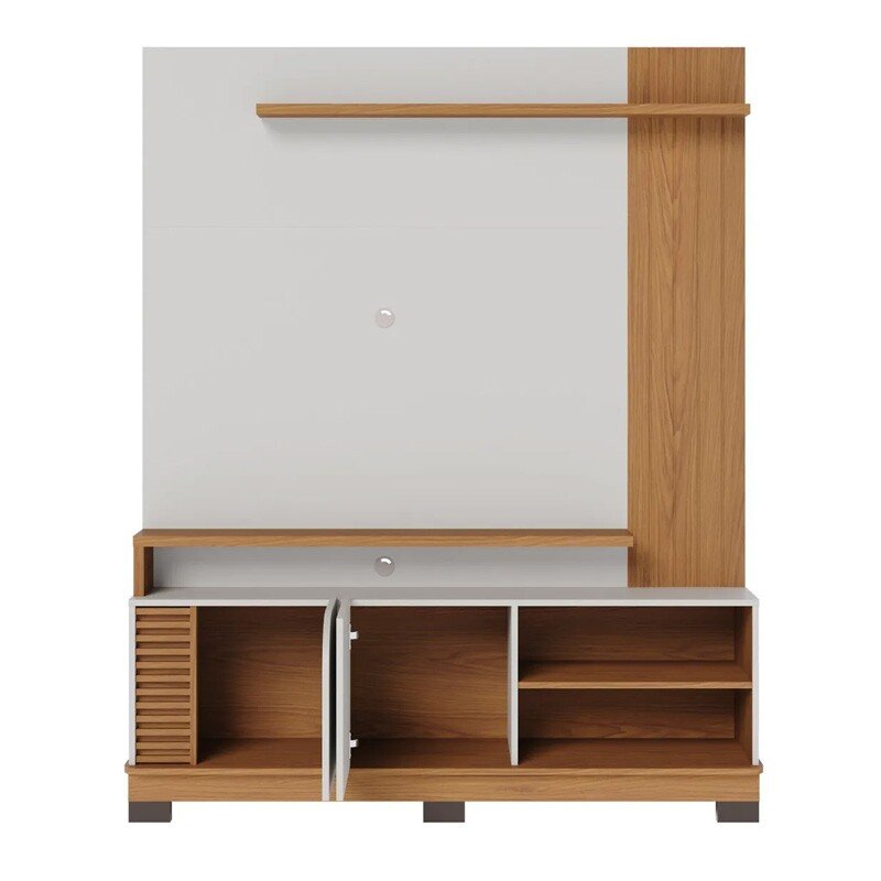 Home Jurerê Larg. 1.50m Off/Freijó para TV até 65" - Colibri - Imagem 3