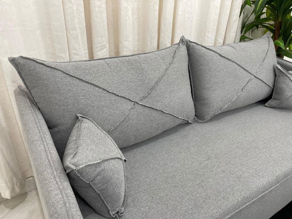 Sofá 2 lugares Lisboa Living 1.80m - Cinza Linho - Imagem 3