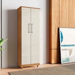 Multiuso Nina 2 Portas - Cedro/Areia