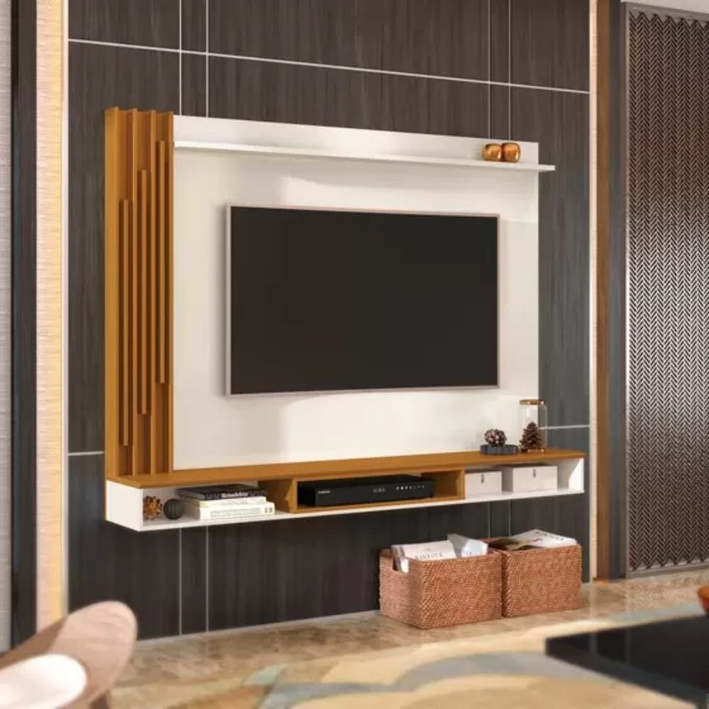 Painel Aston 55" - Off White/Cedro - Imagem 2