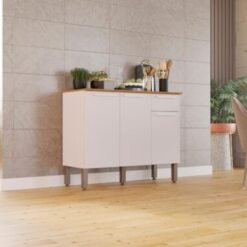 Balcão de Cozinha Madri 1,05m - Branco