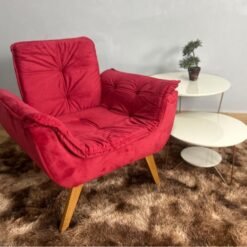 Poltrona Luna Innove - Vermelho Veludão