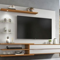 Painel NT 1115 Off White/Frejó C/ Led TV até 60 Polegadas Larg. 1.80m - Notável
