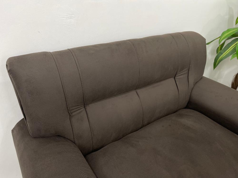 Conjunto de sofá 2 x 3 lugares REF 5014 - Marrom - Imagem 3