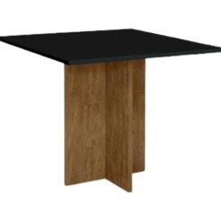 Mesa de Jantar Los Angeles 0.90x0.90 - Cinamomo/Preto