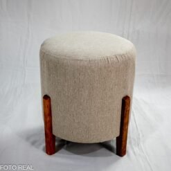 Puff Marcia Linho Bege
