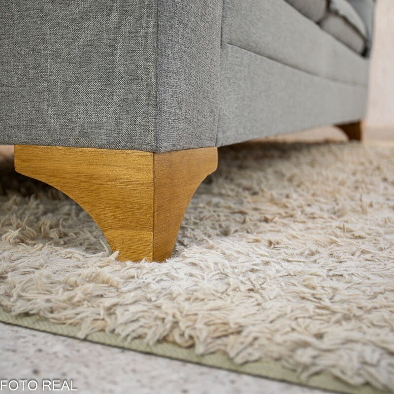 Sofá 3 Lugares Creta Linho Cinza 27 Larg. 2.00m - Molas bonnel - Imagem 6